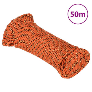 Bootsseil Orange 5 mm 50 m Polypropylen