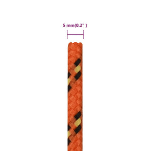 Bootsseil Orange 5 mm 250 m Polypropylen