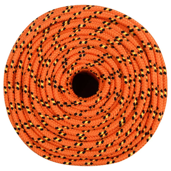 vidaXL Corde de bateau orange 10 mm 500 m polypropylène