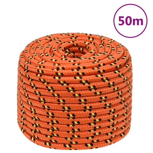 Bootsseil Orange 12 mm 50 m Polypropylen