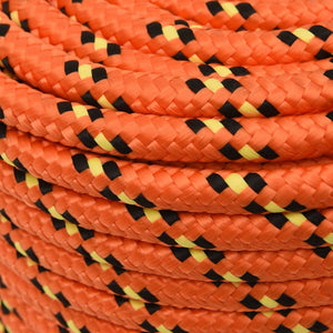 vidaXL Corde de bateau orange 14 mm 250 m polypropylène