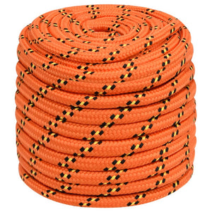 vidaXL Corde de bateau orange 16 mm 250 m polypropylène