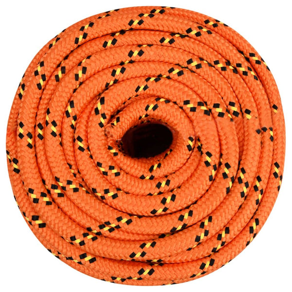 vidaXL Corde de bateau orange 16 mm 250 m polypropylène
