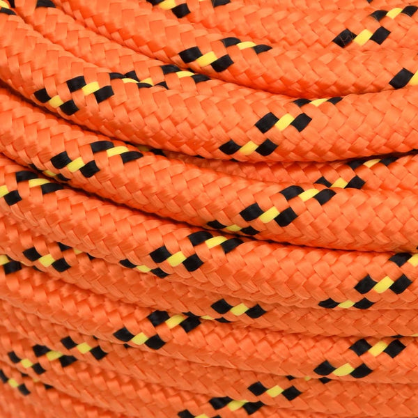 vidaXL Corde de bateau orange 16 mm 250 m polypropylène