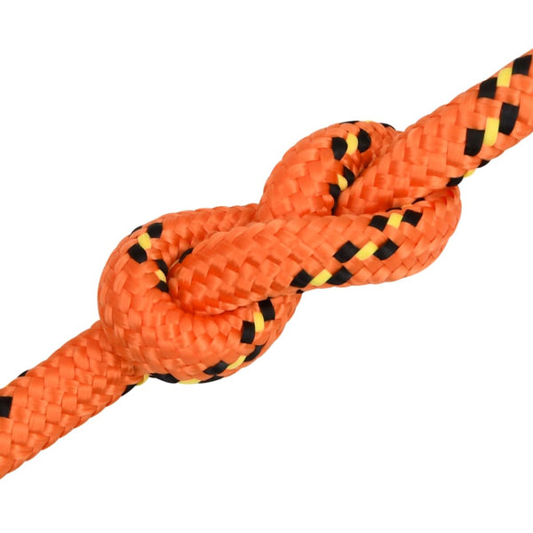 vidaXL Corde de bateau orange 16 mm 250 m polypropylène