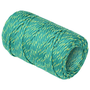 vidaXL Corde de bateau verte 2 mm 50 m polypropylène