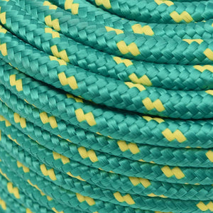 vidaXL Corde de bateau verte 12 mm 250 m polypropylène