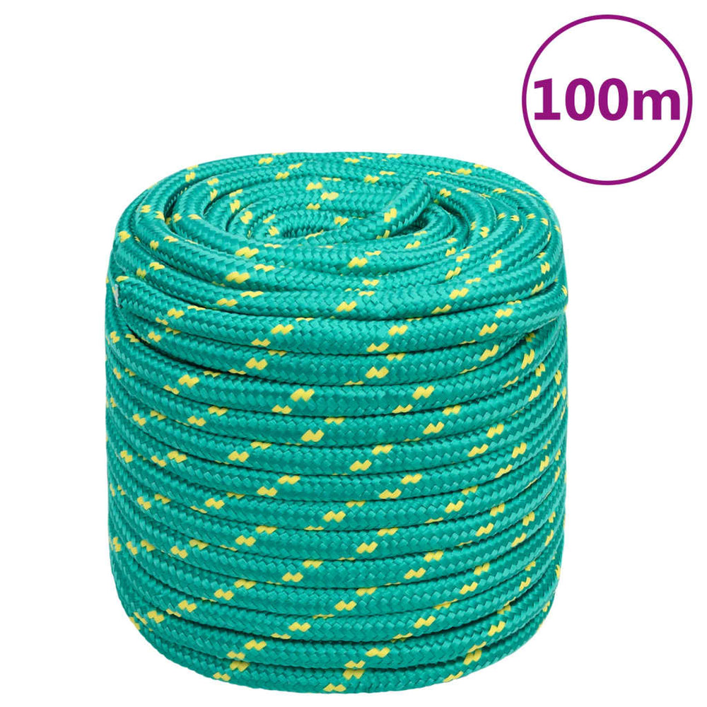 Bootsseil Grün 16 mm 100 m Polypropylen