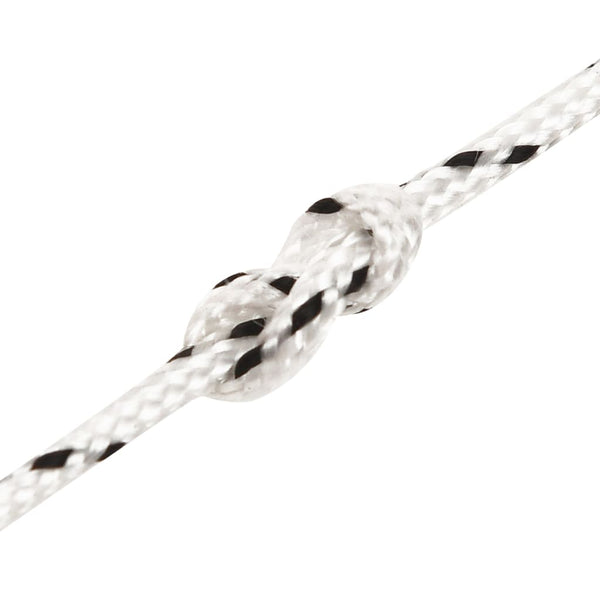 vidaXL Corde de bateau tressée blanche 2 mmx50 m Polyester