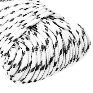 Bootsseil Geflochten Weiß 3 mmx25 m Polyester