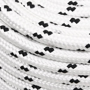 Bootsseil Geflochten Weiß 14 mmx100 m Polyester