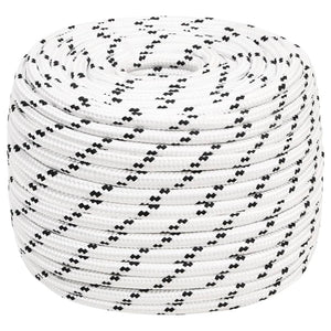 Bootsseil Geflochten Weiß 14 mmx250 m Polyester
