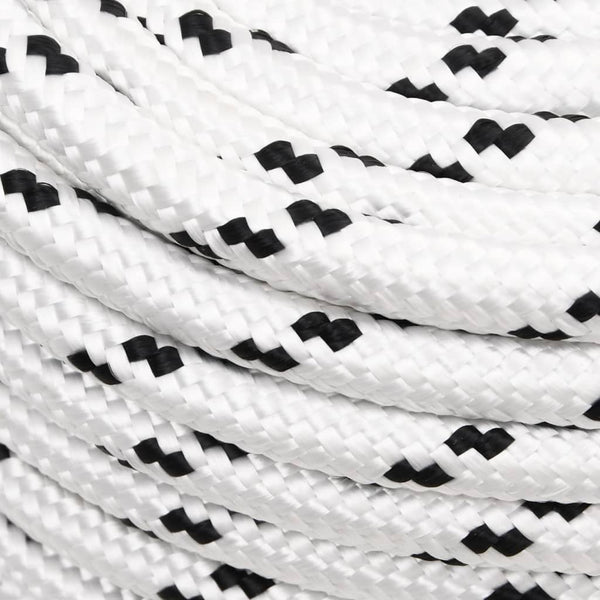 Bootsseil Geflochten Weiß 14 mmx250 m Polyester