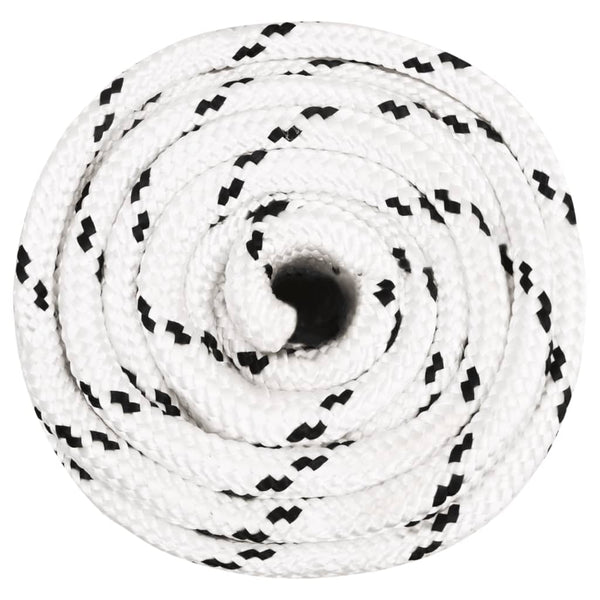vidaXL Corde de travail blanc 16 mm 100 m polyester