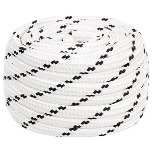 vidaXL Corde de travail blanc 20 mm 25 m polyester