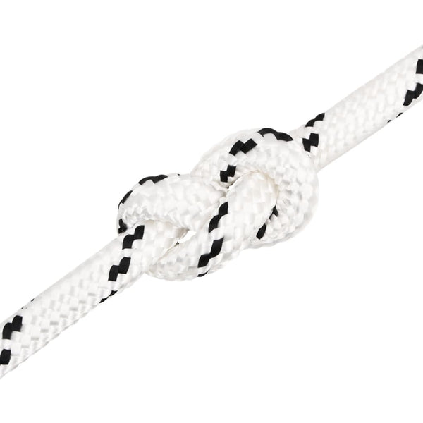 vidaXL Corde de travail blanc 20 mm 25 m polyester