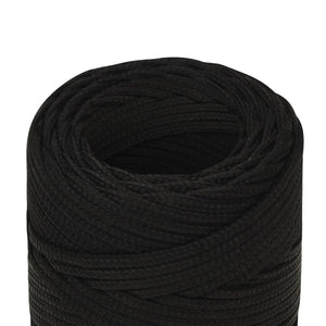 Arbeitsseil Schwarz 2 mm 25 m Polyester
