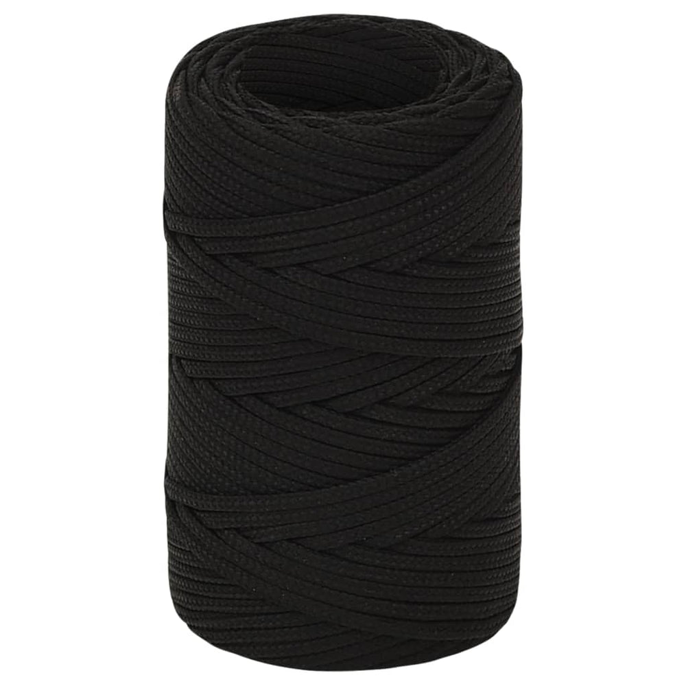 Arbeitsseil Schwarz 2 mm 500 m Polyester