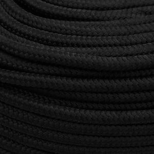 Arbeitsseil Schwarz 10 mm 100 m Polyester