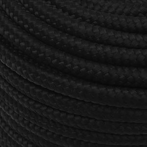 Arbeitsseil Schwarz 12 mm 50 m Polyester