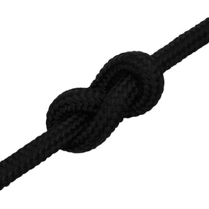 vidaXL Corde de travail noire 18 mm 50 m Polyester