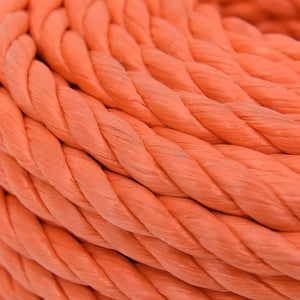 vidaXL Corde de travail orange 12 mm 25 m Polypropylène
