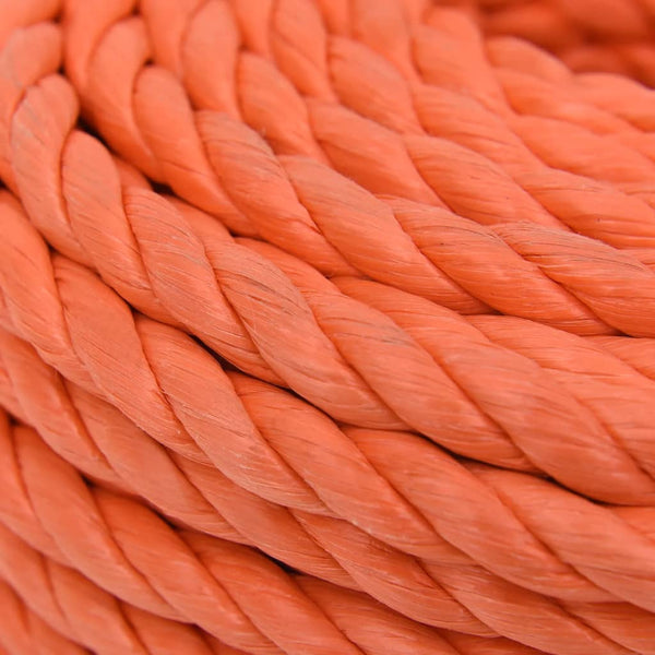 vidaXL Corde de travail orange 12 mm 25 m Polypropylène