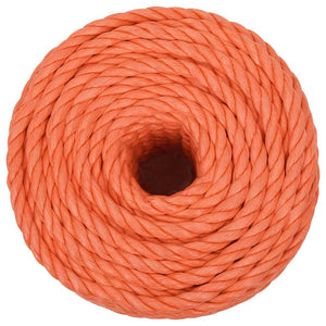 vidaXL Corde de travail orange 24 mm 50 m polypropylène