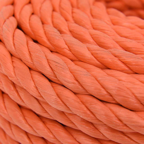 vidaXL Corde de travail orange 24 mm 50 m polypropylène