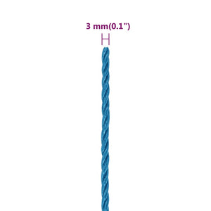 Arbeitsseil Blau 3 mm 100 m Polypropylen