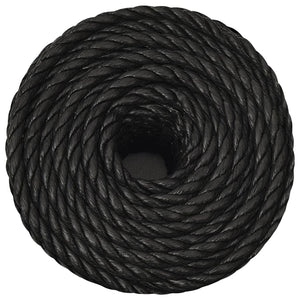 vidaXL Corde de travail noire 12 mm 50 m polypropylène
