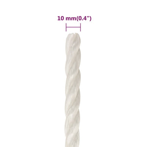 Arbeitsseil Weiß 10 mm 250 m Polypropylen