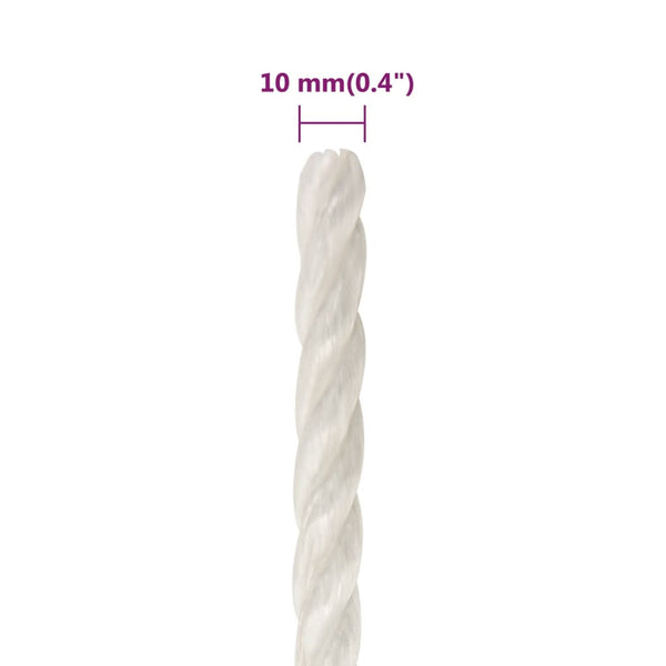 Arbeitsseil Weiß 10 mm 250 m Polypropylen