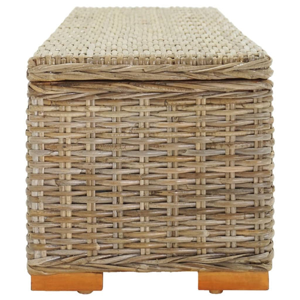 Truhe 110 cm Natur Kubu Rattan