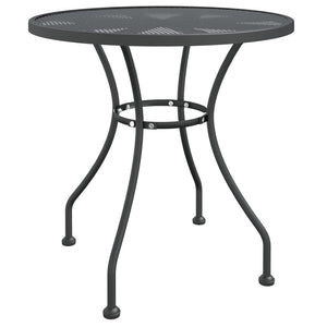5-tlg. Garten-Essgruppe Streckmetall Anthrazit
