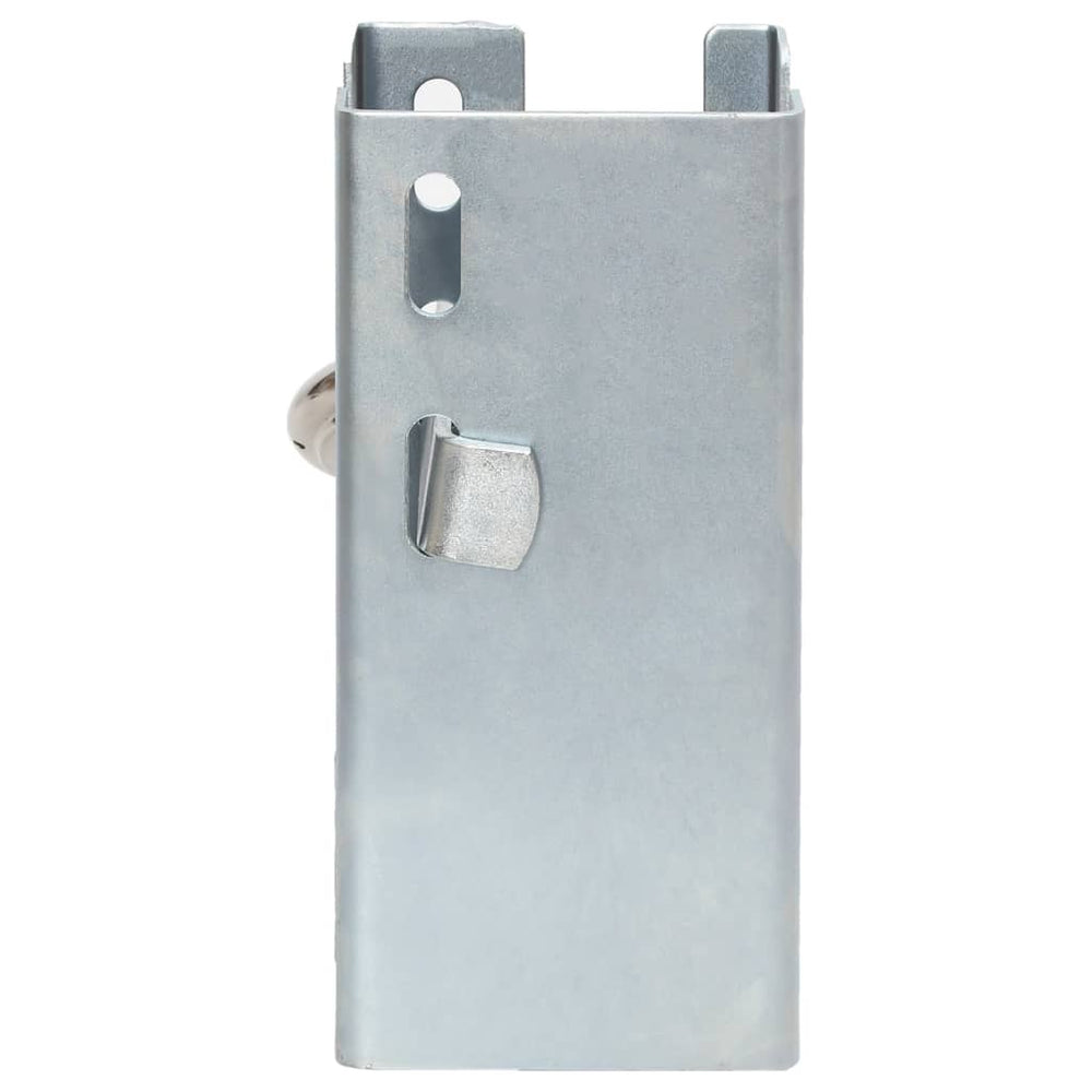vidaXL Antivol remorque Argenté 11x11x23,5 cm Acier
