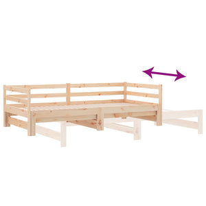 Ausziehbares Tagesbett 80x200 cm