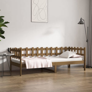 Tagesbett Honigbraun 80x200 cm Kiefer Massivholz