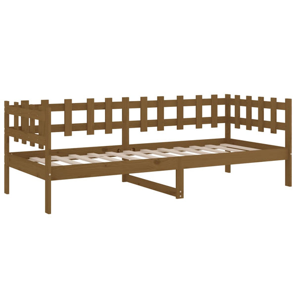 Tagesbett 90x200 Honigbraun Kiefer Massivholz