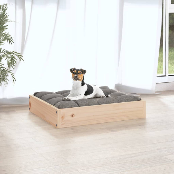 Hundebett Kiefernholz 51,5x44x9 cm