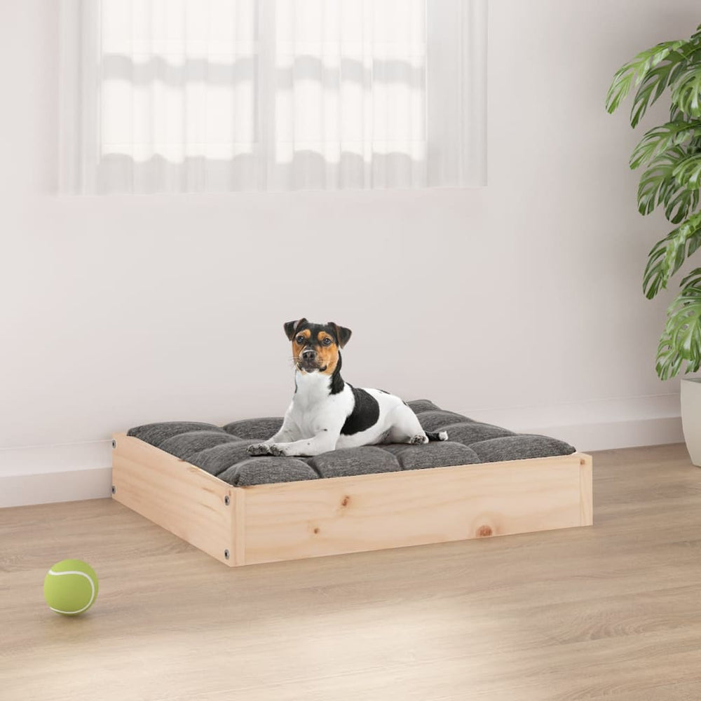 Hundebett Kiefernholz 51,5x44x9 cm