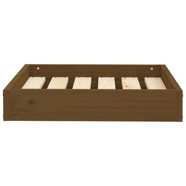 Hundebett Honigbraun Kiefernholz 51,5x44 cm