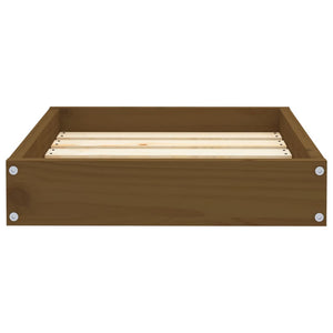 Hundebett Honigbraun Kiefernholz 51,5x44 cm