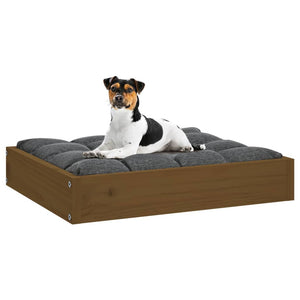 Hundebett Honigbraun Kiefernholz 51,5x44 cm