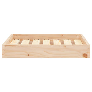 Hundebett Kiefer Massivholz 61,5x49cm