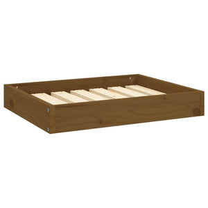 Hundebett Honigbraun Kiefer Massivholz