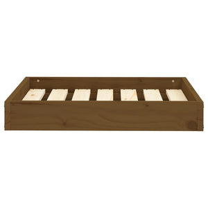 Hundebett Honigbraun Kiefer Massivholz
