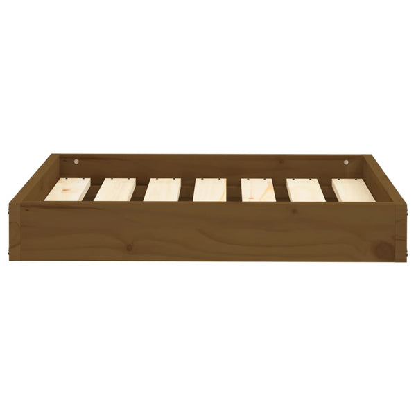 Hundebett Honigbraun Kiefer Massivholz