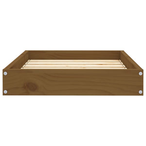 Hundebett Honigbraun Kiefer Massivholz