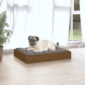 Hundebett Honigbraun Kiefer Massivholz